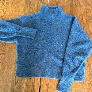 Nordstrom - Top Shop Fuzzy Blue Sweater XS